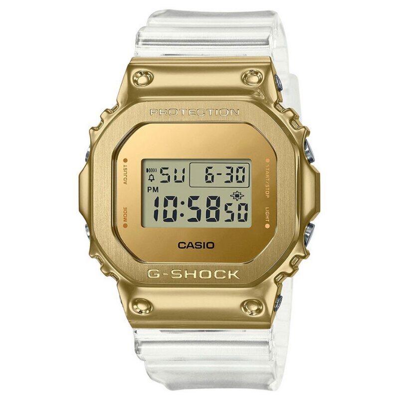 Casio G-SHOCK GM-5600SG-9ER SKELETON GOLD SERIES GM-5600SG-9ER cena un informācija | Vīriešu pulksteņi | 220.lv