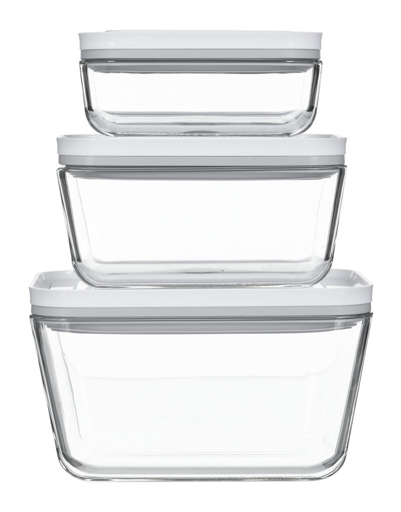 3 stikla trauku komplekts Zwilling Fresh & Save цена и информация | Trauki pārtikas uzglabāšanai | 220.lv