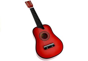 Классическая деревянная гитара с розовыми медиаторами цена и информация | Развивающие игрушки | 220.lv