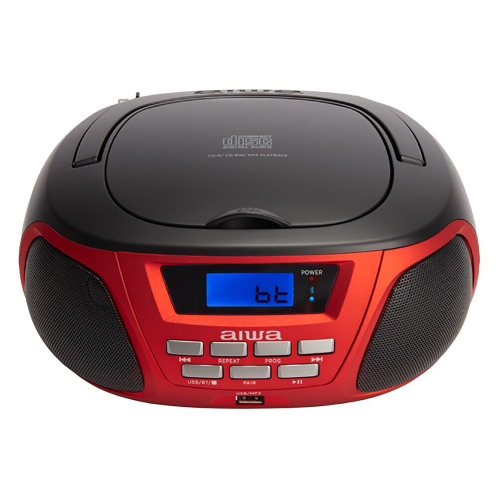 Aiwa BBTU-300RD red/black cena un informācija | Magnetolas | 220.lv