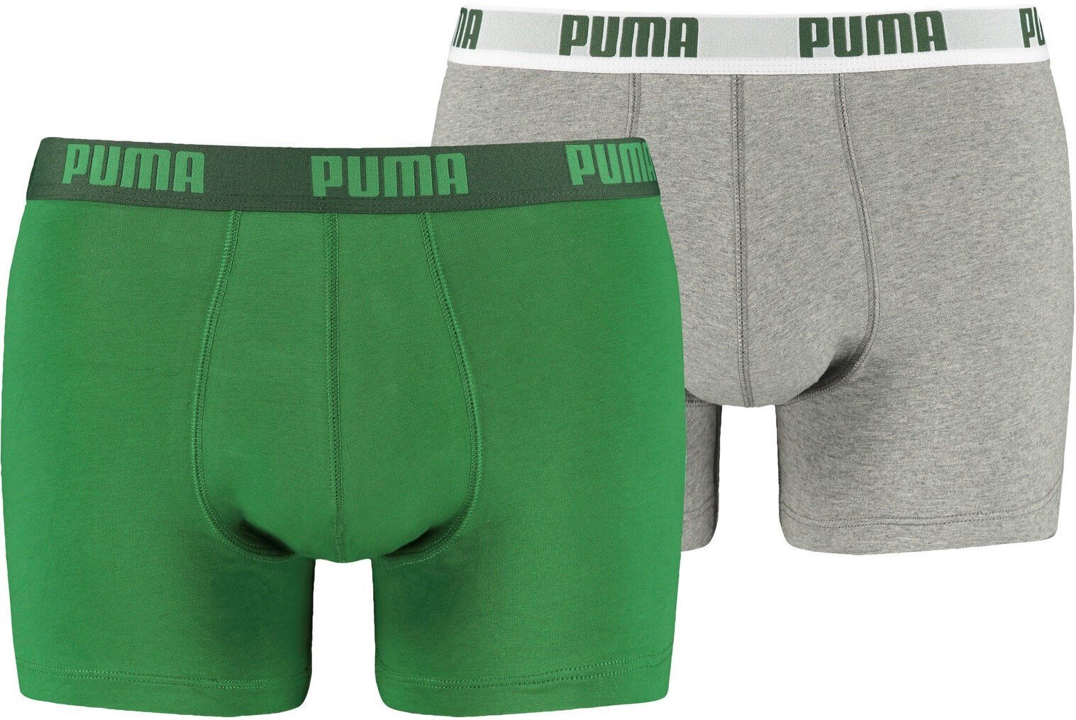 Vīriešu Bokseršorti Puma BASIC (USA Izmērs): Krāsa - Zaļš cena un informācija | Vīriešu apakšbikses | 220.lv