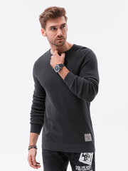 Vīriešu džemperis Ombre E185 tumši pelēks cena un informācija | Vīriešu džemperi | 220.lv
