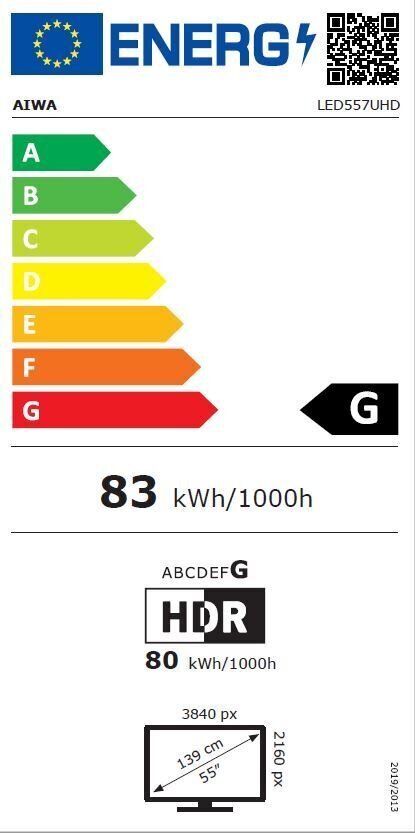 Aiwa LED557UHD цена и информация | Televizori | 220.lv