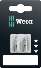 Насадки Wera 867/1 Standard TORX TX, 10 x 25 мм, 2 шт. цена и информация | Механические инструменты | 220.lv