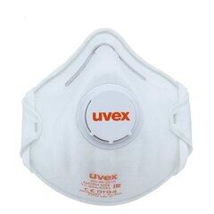 Respirators Uvex silv-Air classic 2210 FFP 2, 3 gab cena un informācija | Galvas aizsargi | 220.lv