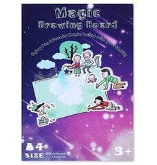 Komplekts gaismas zīmēšanai Magic Drawing Board cena un informācija | Attīstošās rotaļlietas | 220.lv