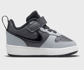 Детские кроссовки Nike Court Borough Low 2 BQ5453 014 BQ5453 014/8.5K, серые цена и информация | Стильные кеды для детей | 220.lv