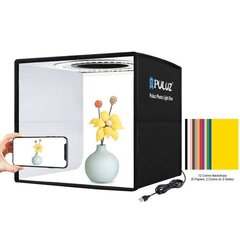 Светодиодный световой короб Puluz 25 см цена и информация | Осветительное оборудование для фотосъемок | 220.lv