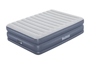 Piepūšamais matracis Bestway Tritech QuadComfort Airbed Queen, 203x152x51 cm, ar integrētu pumpi цена и информация | Надувные матрасы и мебель | 220.lv