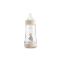 Pudele zīdainim Chicco Perfect-5, neitrāla, 2+ mēn. 240 ml cena un informācija | Bērnu pudelītes un to aksesuāri | 220.lv