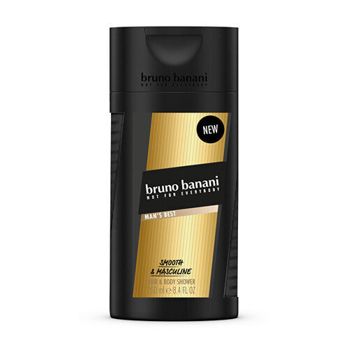 Dušas želeja Bruno Banani Man`s Best, 250 ml cena un informācija | Dušas želejas, eļļas | 220.lv