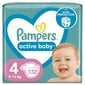 Autiņbiksītes Pampers Active Baby Mega Pack, 4. izmērs, 9-14 kg, 132 gab. cena un informācija | Autiņbiksītes | 220.lv