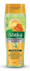 Шампунь Dabur Vatika MultiVit Egg Protein, 400 мл цена и информация | Шампуни | 220.lv