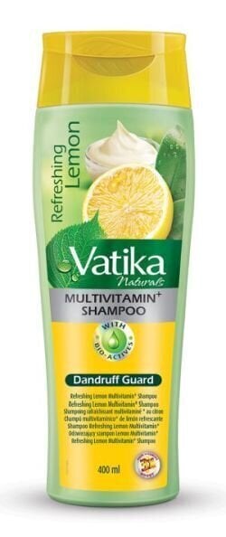 Dabur Vatika MultiVit šampūns Lemon, 400ml cena un informācija | Šampūni | 220.lv