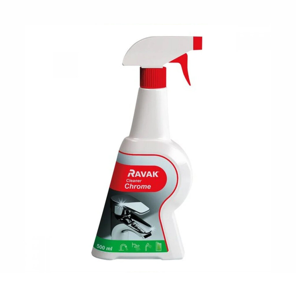 Tīrīšanas līdzeklis RAVAK CLEANER (500)ml hroms cena un informācija | Tīrīšanas līdzekļi | 220.lv