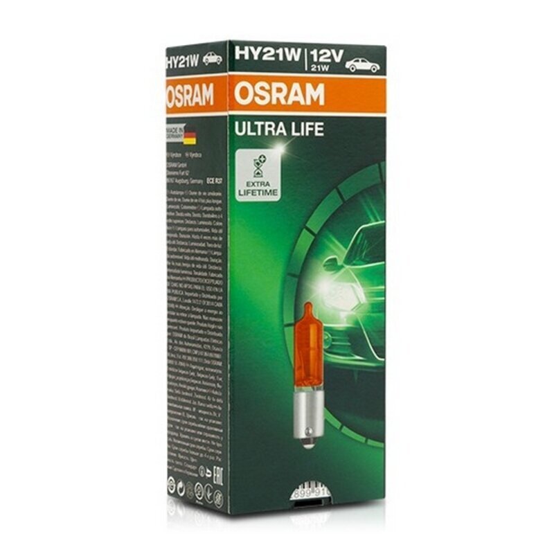 Automašīnas spuldze, Osram OS64137ULT HY21W 21W 12V (10 gab.) cena un informācija | Auto spuldzes | 220.lv