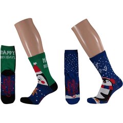 Рождественские носки детские Apollo, 2 пары цена и информация | Носки, колготки для девочек | 220.lv