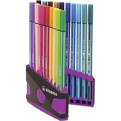 Flomasteru komplekts STABILO Pen 68 ColorParade | 20 krāsas цена и информация | Принадлежности для рисования, лепки | 220.lv