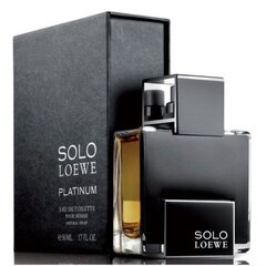 Tualetes ūdens Solo Loewe Platinum EDT vīriešiem 100 ml cena un informācija | Vīriešu smaržas | 220.lv