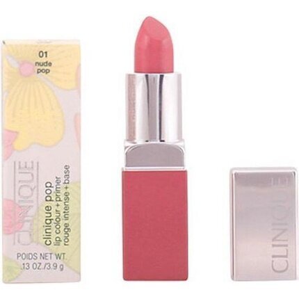 Lūpu krāsa Clinique Pop Lip Color, 01-nude pop, 3.9 g cena un informācija | Lūpu krāsas, balzāmi, spīdumi, vazelīns | 220.lv