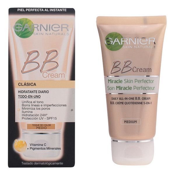 Mitrinošs krēms ar dekoratīvās kosmētikas efektu Skin Naturals Bb Cream Garnier цена и информация | Grima bāzes, tonālie krēmi, pūderi | 220.lv