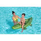 Piepūšamais plosts Bestway Buddy Croc, 152x71 cm, zaļš cena un informācija | Piepūšamās rotaļlietas un pludmales preces | 220.lv