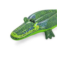 Piepūšamais plosts Bestway Buddy Croc, 152x71 cm, zaļš cena un informācija | Piepūšamās rotaļlietas un pludmales preces | 220.lv