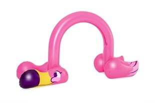 Надувная игрушка с распылителем воды Bestway Jumbo Flamingo, 340x192 см цена и информация | Надувные и пляжные товары | 220.lv