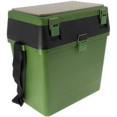 Ящик для сидения для рыболовов NGT, зеленый цена и информация | Рыболовные ящики, чехлы и рюкзаки | 220.lv