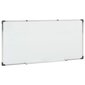 vidaXL magnētiska tāfele, balta, 110x60 cm, tērauds цена и информация | Kancelejas preces | 220.lv