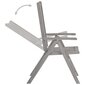 vidaXL atgāžami dārza krēsli ar matračiem, 4 gab., akācijas masīvkoks cena un informācija | Dārza krēsli | 220.lv
