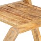 vidaXL saliekami dārza bāra krēsli, 2 gab., mango masīvkoks cena un informācija | Dārza krēsli | 220.lv