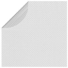 vidaXL baseina pārklājs, solārs, peldošs, 455 cm, pelēks PE цена и информация | Аксессуары для бассейнов | 220.lv