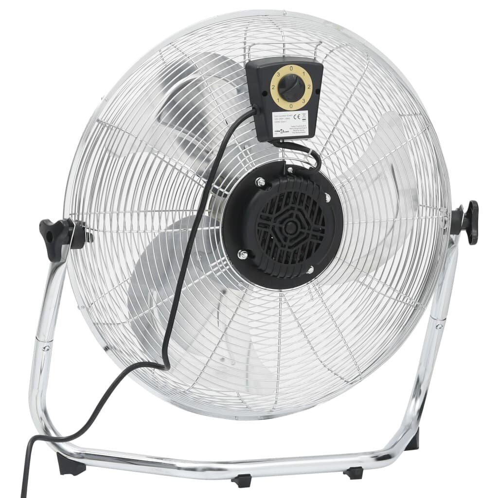 vidaXL grīdas ventilators ar 3 ātrumiem, 60 cm, 120 W cena un informācija | Ventilatori | 220.lv