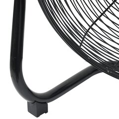 vidaXL grīdas ventilators ar 3 ātrumiem, 55 cm, 100 W, melns cena un informācija | Ventilatori | 220.lv