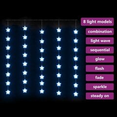 LED zvaigžņu virtene, 200 zilas LED spuldzes цена и информация | Гирлянды | 220.lv