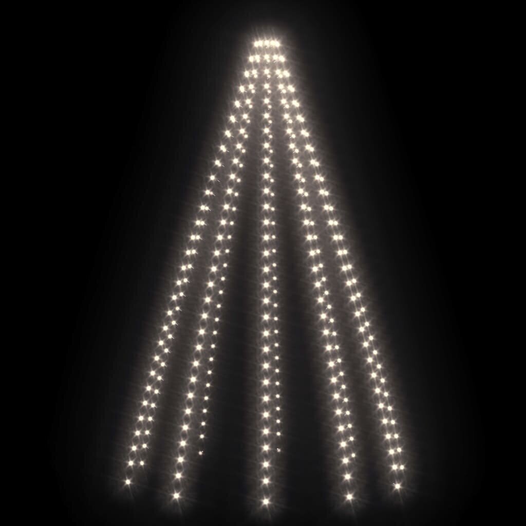 Ziemassvētku eglīšu virtene ar 250 vēsi baltām LED gaismām, 250cm cena un informācija | Ziemassvētku lampiņas, LED virtenes | 220.lv