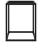 vidaXL kafijas galdiņš, melns, 40x40x50 cm, stikls цена и информация | Žurnālgaldiņi | 220.lv