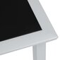 vidaXL sauļošanās zviļņi, 2 gab., ar galdiņu, krēmkrāsas, alumīnijs цена и информация | Sauļošanās krēsli | 220.lv