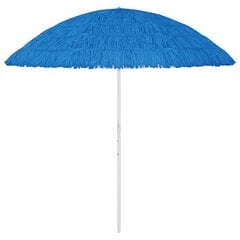 vidaXL pludmales saulessargs, 300 cm, zils cena un informācija | Saulessargi, markīzes un statīvi | 220.lv