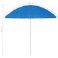 vidaXL pludmales saulessargs, 300 cm, zils cena un informācija | Saulessargi, markīzes un statīvi | 220.lv