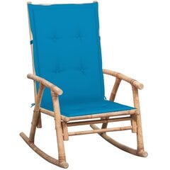 Кресло-качалка с подушкой, коричневое цена и информация | Кресла в гостиную | 220.lv