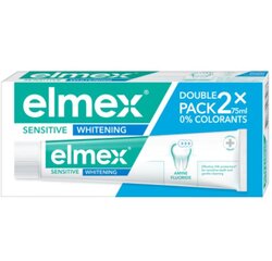 Zobu pasta Elmex Sensitive Whitening Duopack 2 x 75 ml cena un informācija | Zobu pastas, birstes | 220.lv
