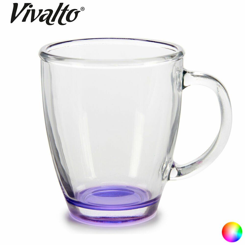 Чашка Vivalto Stikls 32 cl (320 ml) (18 x 11 x 27 cm) cena un informācija | Glāzes, krūzes, karafes | 220.lv