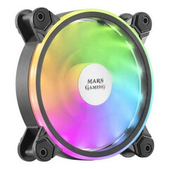 Вентилятор Mars Gaming MFXW DUAL ARGB 1100 rpm 14 dB Ø 12 cm: Цвет - Белый цена и информация | Компьютерные вентиляторы | 220.lv