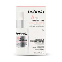 Serums pret brūniem pleķiem Babaria (30 ml) cena un informācija | Serumi sejai, eļļas | 220.lv