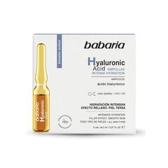 Sejas serums Babaria Hyaluronic Acid Ampulas (2 ml) cena un informācija | Serumi sejai, eļļas | 220.lv