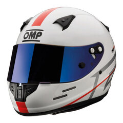Шлем OMP KJ8 EVO CMR Белый цена и информация | Шлемы для мотоциклистов | 220.lv