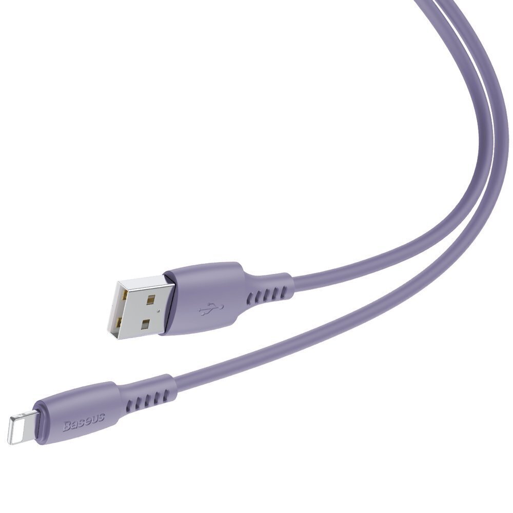 Baseus Colourful Cable USB / Lightning 2.4A 1.2m purple (CALDC-05) cena un informācija | Savienotājkabeļi | 220.lv