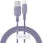 Baseus Colourful Cable USB / Lightning 2.4A 1.2m purple (CALDC-05) cena un informācija | Savienotājkabeļi | 220.lv